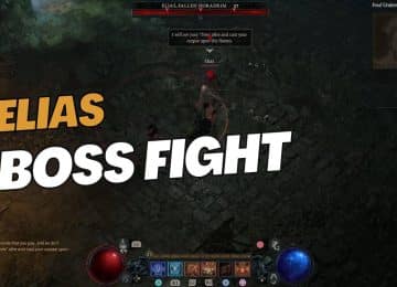 Diablo 4 Elias Fallen Horadrim Boss fight