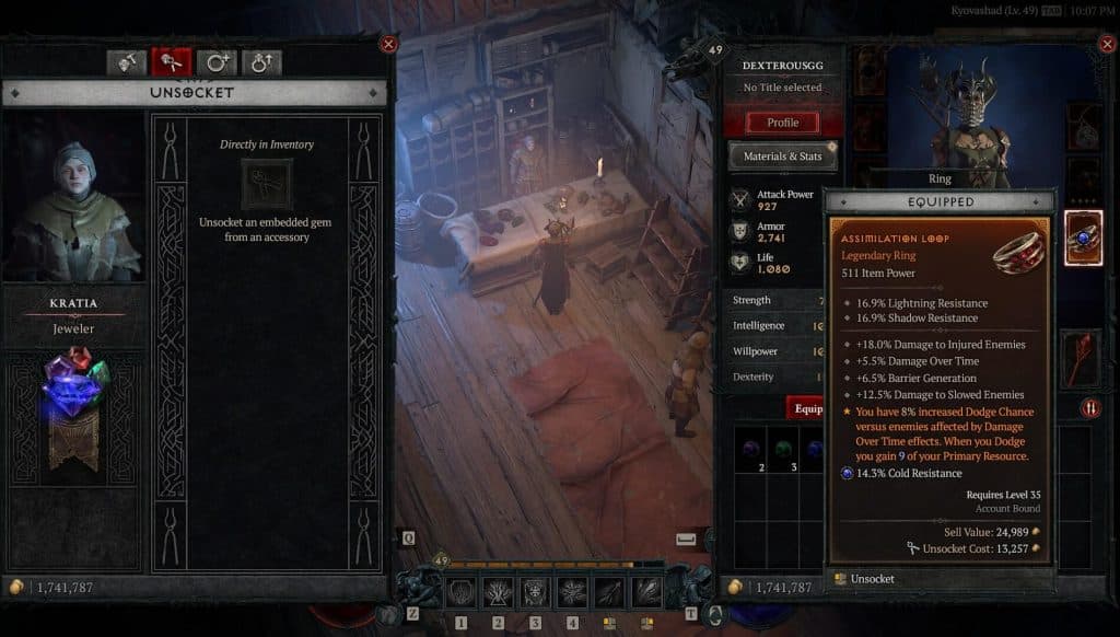 How to Remove a socket in Diablo 4