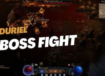 Diablo 4 Duriel Lord of Pain Boss Fight