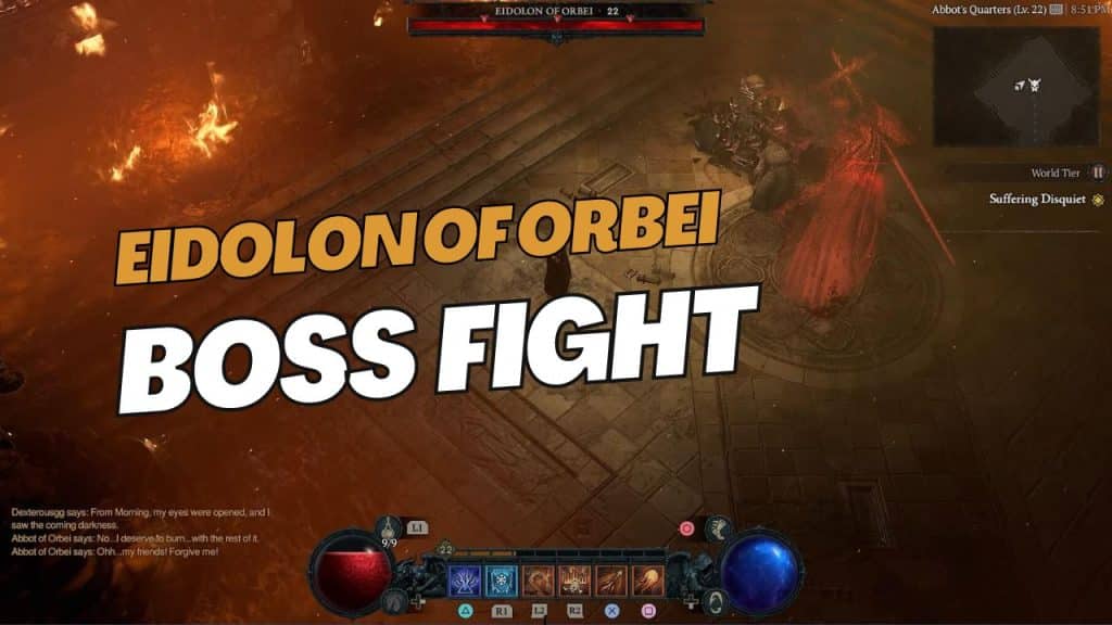 Diablo 4 Eidolon of Orbei guide