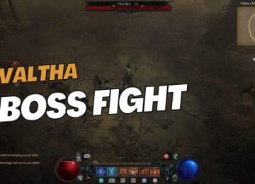Diablo 4 Valtha boss fight