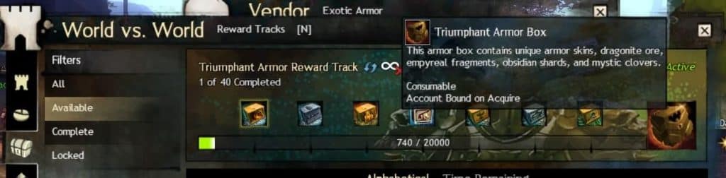Triumphant Hero Armor Reward Track