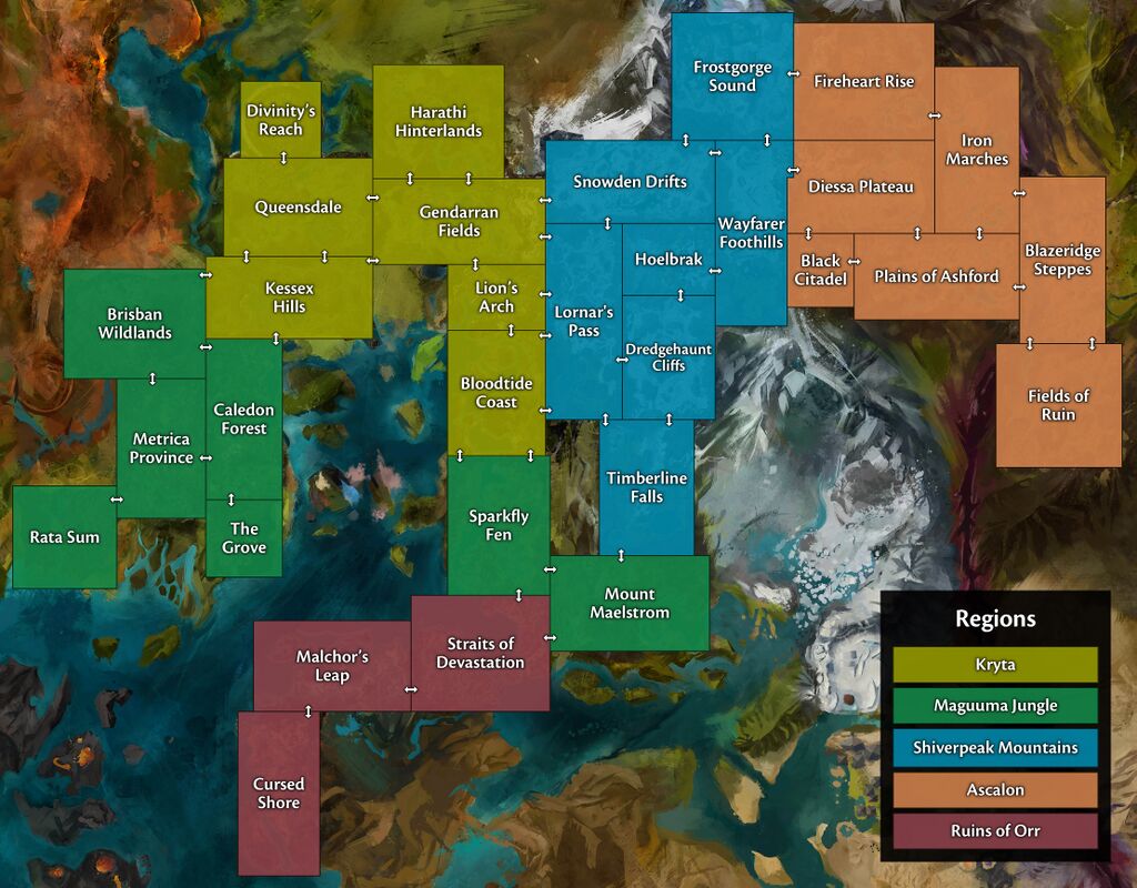 Core Tyria Map exploration